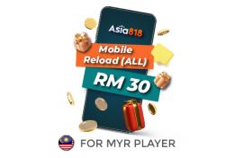 手机充值 RM30（全部）